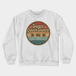 Dance Gavin Dance Retro Cassette Circle Crewneck Sweatshirt